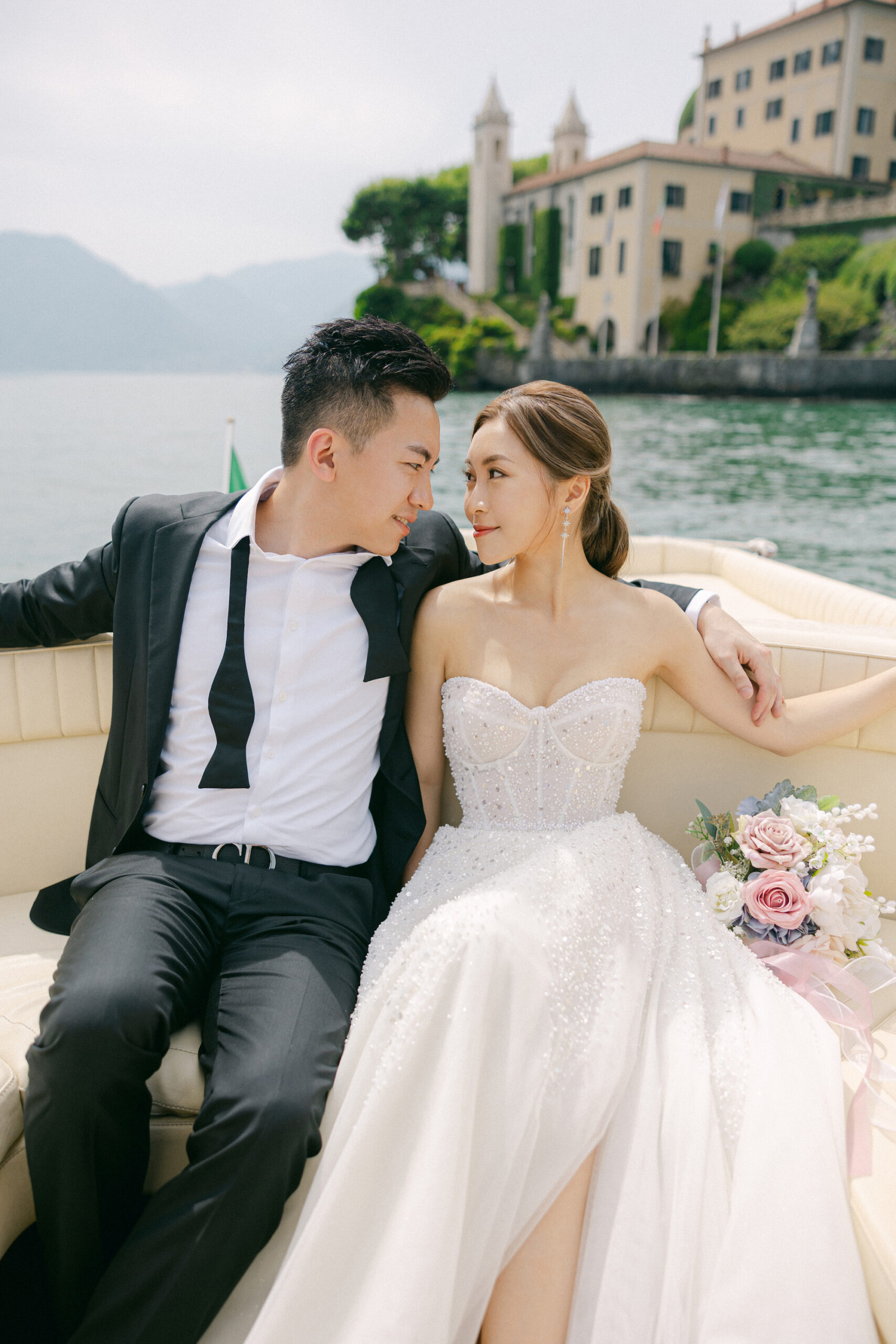 lake como vintage boat