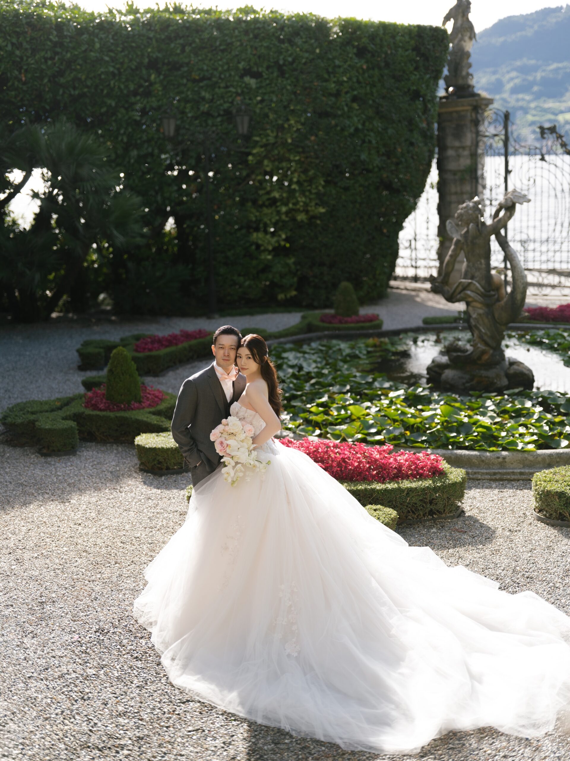 lake como pre wedding photo