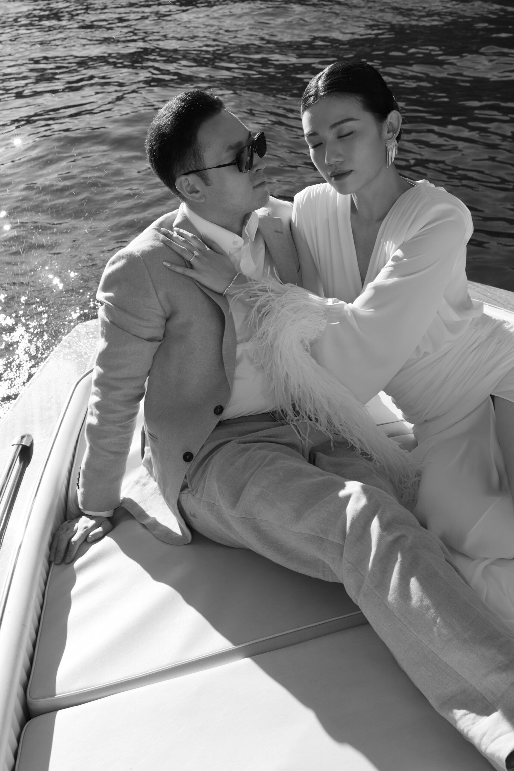 lake como vintage boat